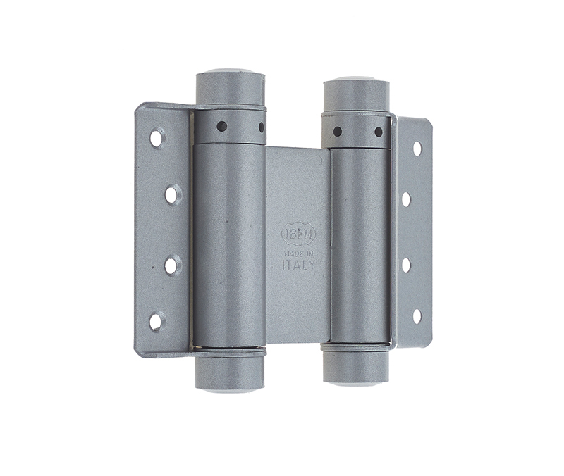 Jedo Double Action Steel Spring Hinge 75mm Grey