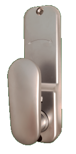 BL2201 - Tubular latch & inside paddle handle with holdback