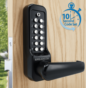 BL7000 Mg Pro ECP - External grade heavy duty lever turn keypad & on the door code change functionality