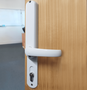 BL6100 - Narrow stile, heavy duty keypad with double button pressing functionality & escutcheon to suit 90/92mm centre multipoint locks