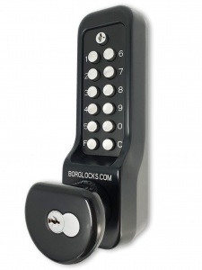 BL7800 Mg Pro ECP - External grade heavy duty knob turn keypad, key override & on the door code change functionality