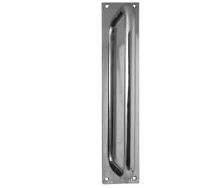 Stainless Steel Pull Handles on Plate