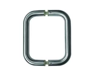 Stainless Steel 19mm D Shape Pull Handles Back to Back Fixing