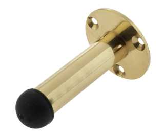 Jedo Cylinder Wall Mounted Door Stop on Rose