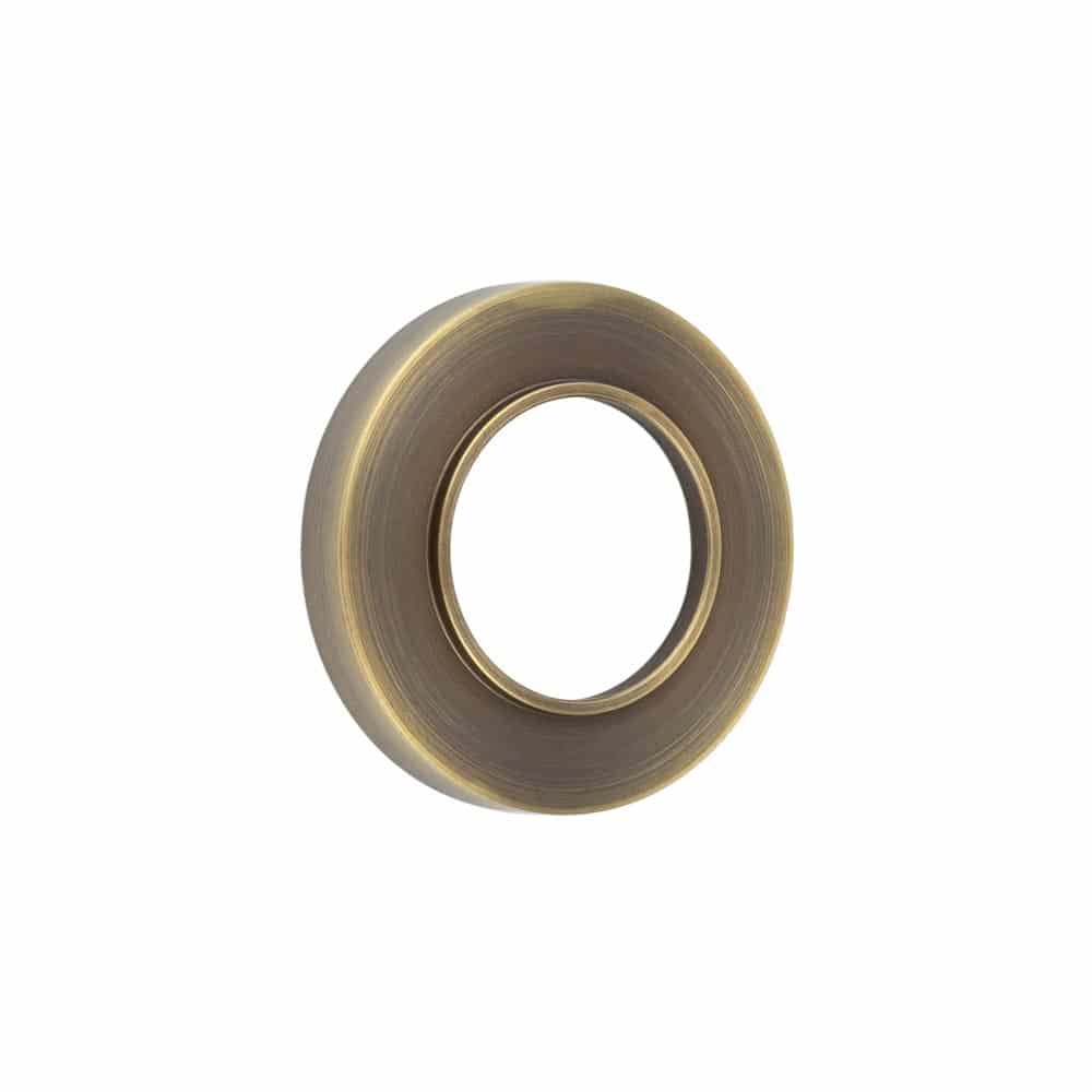 Antique Brass Burlington Plain Outer Rose