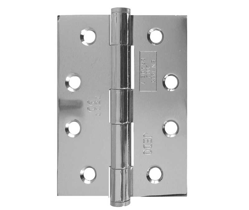Jedo Grade 7 Steel Heavy Duty Button Tip Hinge 102x76x2.5mm