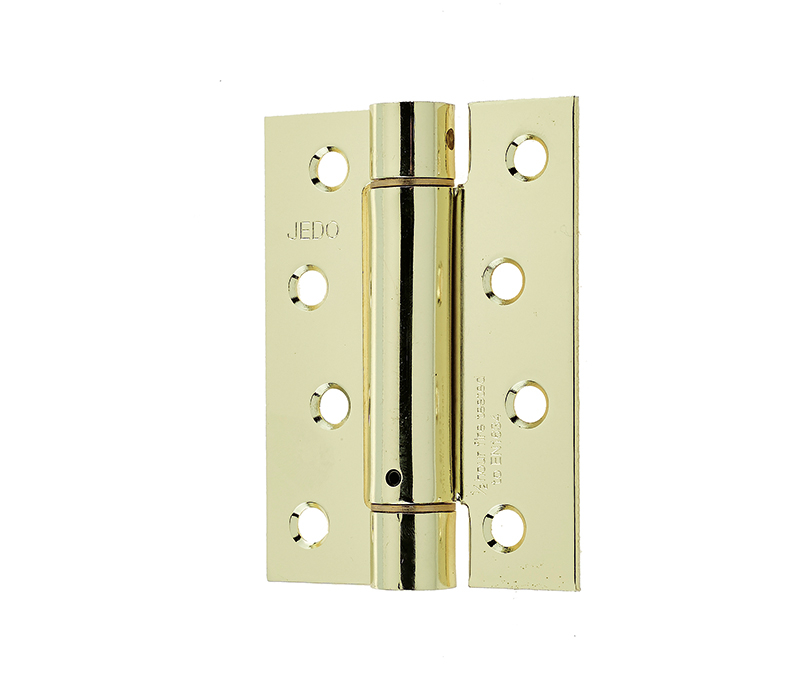 Jedo Steel Single Action Spring Hinges 102x76x2.7mm (PK of 3)