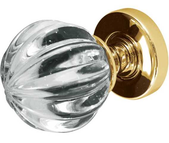 Jedo Pumpkin Glass Mortice Door Knob