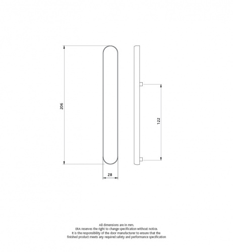 Fab & Fix Windsor Exterior Banking Plate (122 mm Centres)