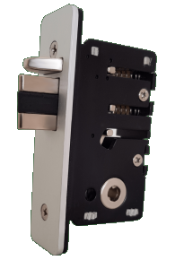 BL2422 ECP - 28mm ali latch, back to back free turning lever handle keypads & ECP coding chamber