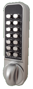 BL2901 ECP - Tubular latch, anti-ligature ECP keypad & inside paddle handle with holdback