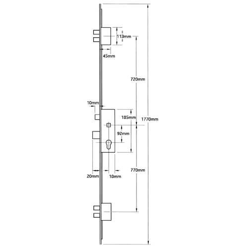 Winkhaus Thunderbolt Door Lock