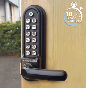 BL5202 ECP - Marine Grade lever turn keypad with an internal handle and 28mm ali latch