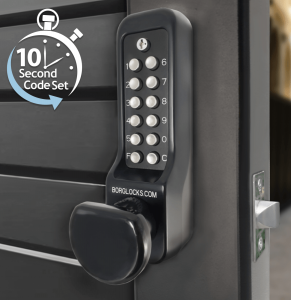 BL7101 ECP MG Pro - Marine Grade, heavy duty knob turn keypad with internal handle, tubular latch & on the door code change functionality