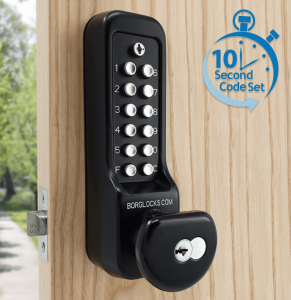 BL7800 Mg Pro ECP - External grade heavy duty knob turn keypad, key override & on the door code change functionality