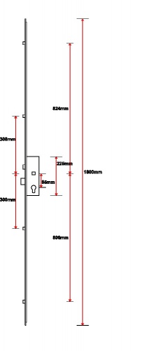 Accado Style 4 Roller Door Lock