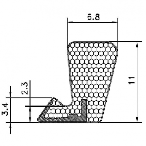 AQ109 Foam Weatherseal