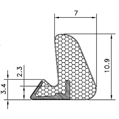 AQ4846 Foam Weatherseal