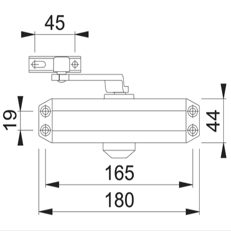 ARRONE door closing device AR450