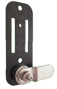 BL1706 MG Pro - Mini cabinet lock with key override and internal cam mechanism