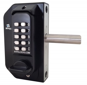 BL3030 - Mini gate lock with back to back keypads & concealed code change