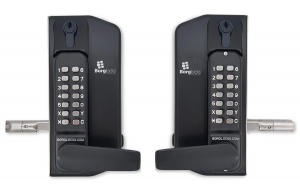 BL3430DKO ECP - Metal gate lock with free turning lever ECP keypad, 65-80mm latchbolt & key override