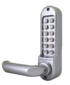 BL5051 - Back to back round bar keypads with a tubular latch