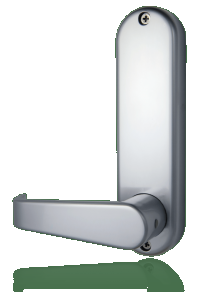 BL5400 ECP - Flat bar lever keypad with an internal lever handle & on the door code change function