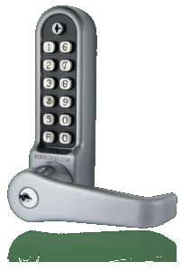 BL5771 ECP - Back to back lever turn keypads with built-in key override, tubular latch & on the door code change function