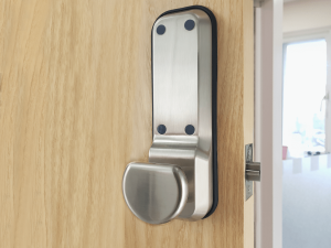 BL7101 ECP - Heavy duty knob turn keypad with internal handle, tubular latch & on the door code change functionality