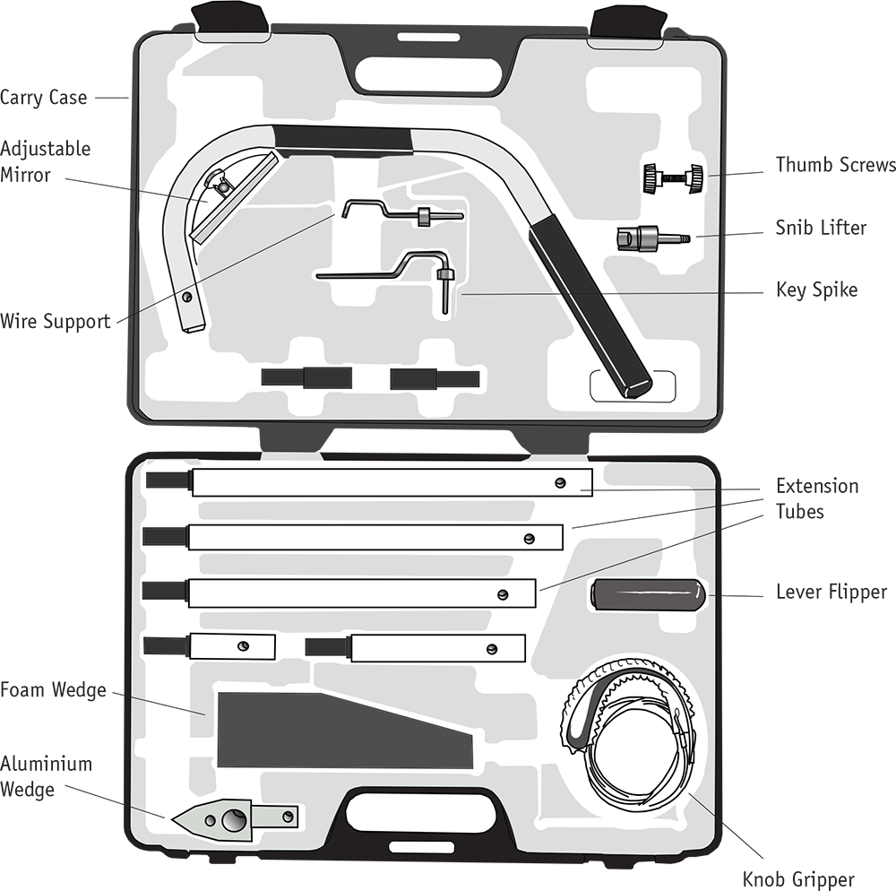 Letter Box Tool | Locksmith Tools | Souber Tools | Matrix Hardware