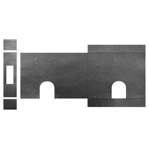 Graphite Din Lock Wrap | Intumescent | Flexifire | Matrix Hardware