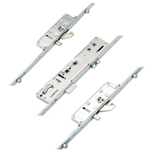 Milamaster Latch Deadbolt 2 Hooks 2 Anti Lift Pins 4 Rollers Double Spindle