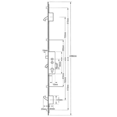 Safeware 7, 3 Hooks and 4 Roller