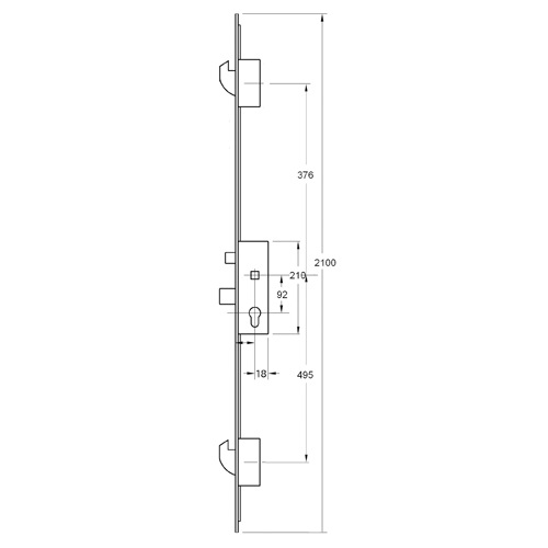 KFV, 2 Hook Lift Lever - Shootbolt Compatible