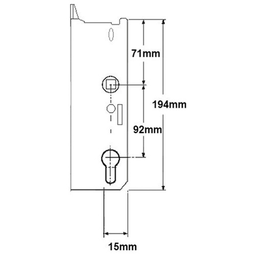 Fuhr Slave Lockcase Lift Lever version