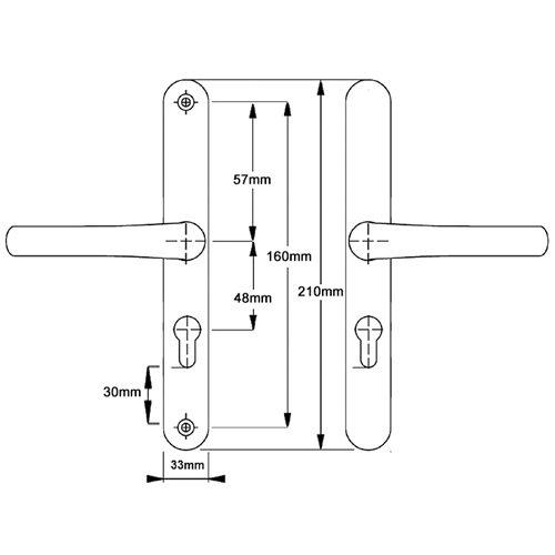 Hoppe Tokyo 48mm Pz Lever Lever