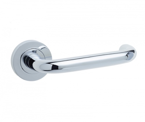 Frelan Thame Door Handle on Rose