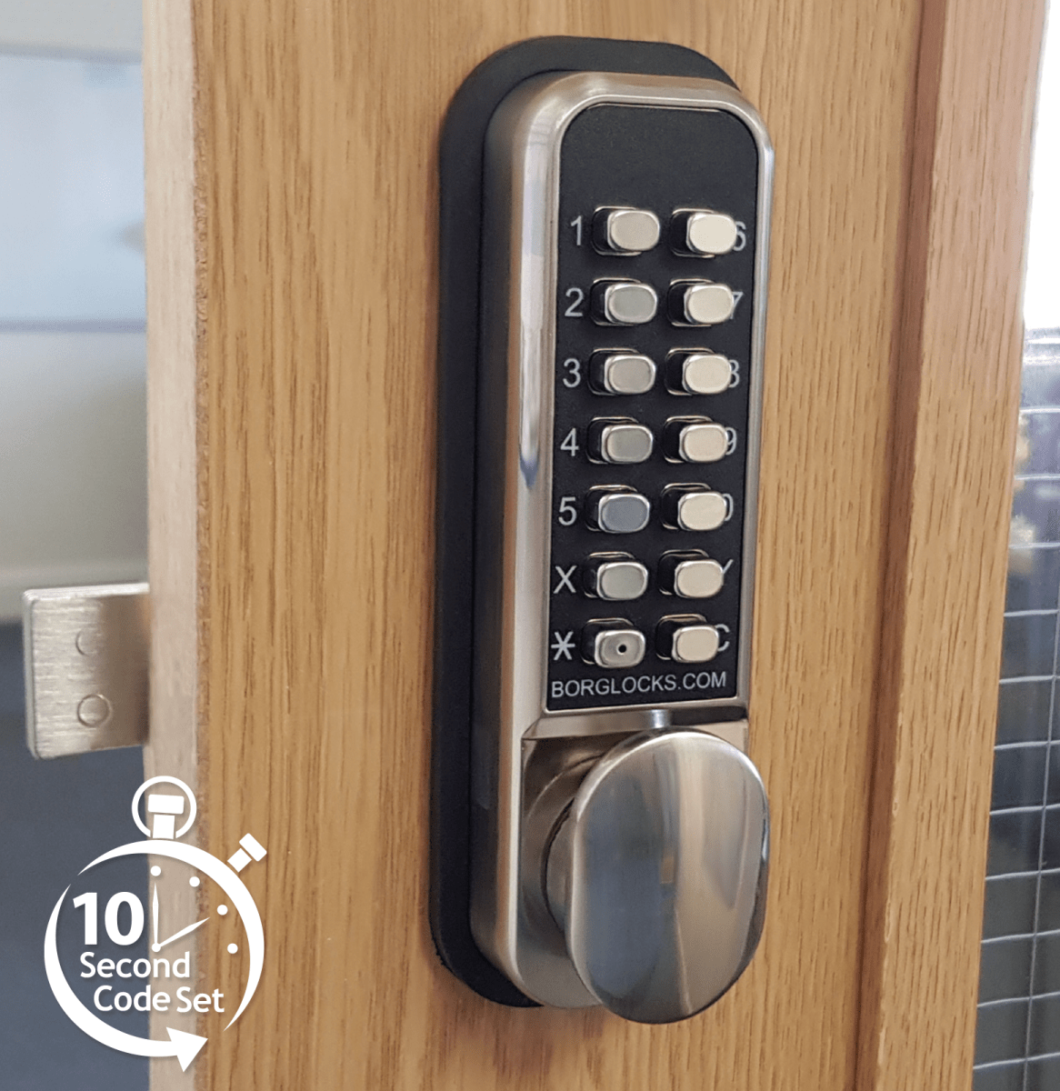 BL2005 ECP - Rim fixed deadbolt with on the door code change keypad