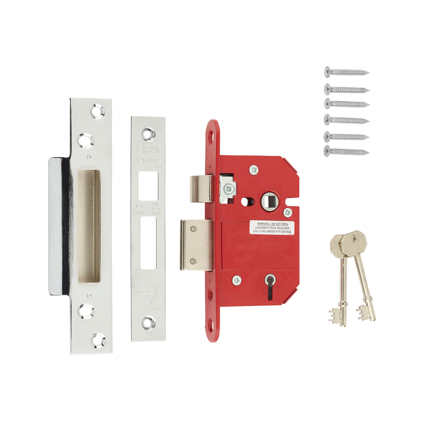 ERA 202/302 Viscount Non British Standard 5 Lever Mortice Sashlock - Locks & Hardware Direct - Foto 6