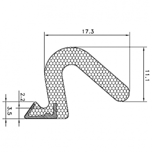 AQ89 Foam Weatherseal