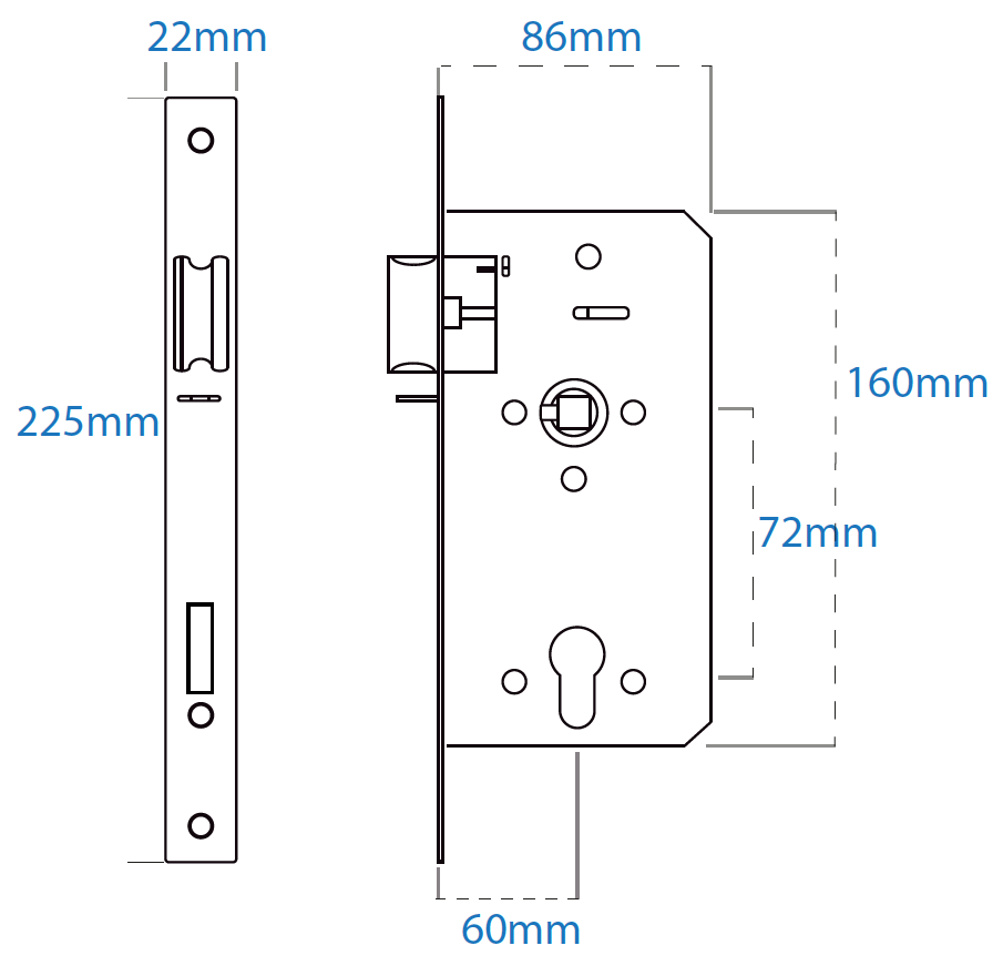 BL7003 Mg Pro ECP | Digital Door Lock | Borg Locks | Matrix Hardware
