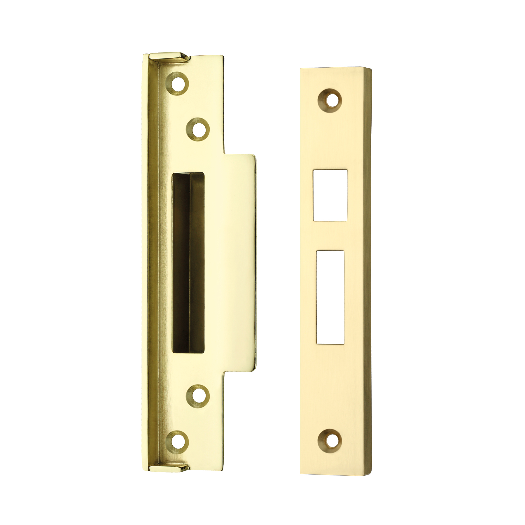 Rebate Kit to suit BS 5 Lever Sash Locks - suitable for 64mm and 76mm - contains right and left rebate and sash strike
