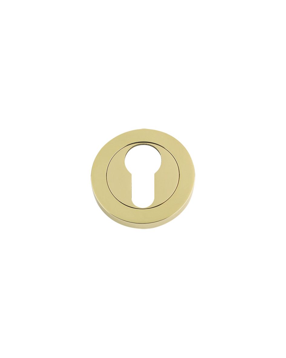 Fulton & Bray Solid Brass Euro Profile Escutcheon