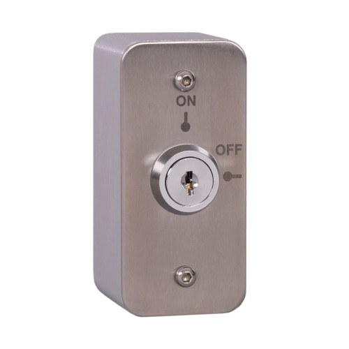 Architrave Stainless Steel On/Off Latching Key Switch with Aluminium ...