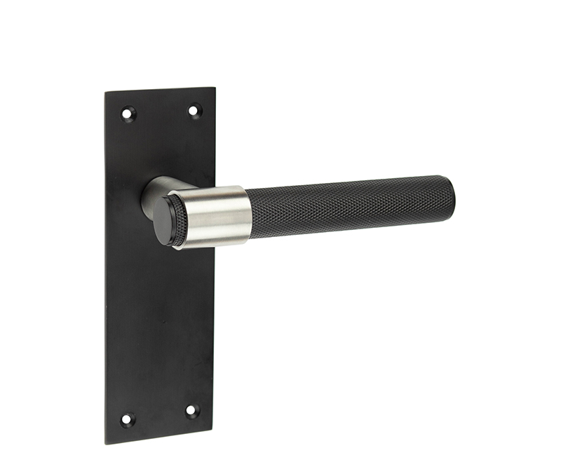 Stainless Steel Nero T-Bar Door Handles Matt Black