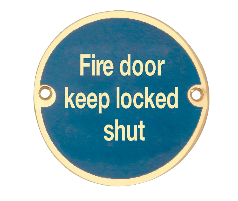 Jedo Fire Door Keep Locked Shut
