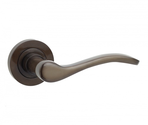 Frelan Turin Door Handle on Rose