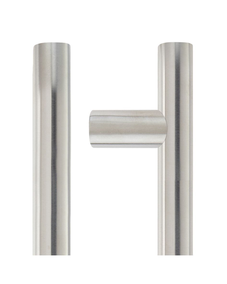 22mm Guardsman Pull Handle - 425mm  - Grade 201 - Bolt Through Fixings