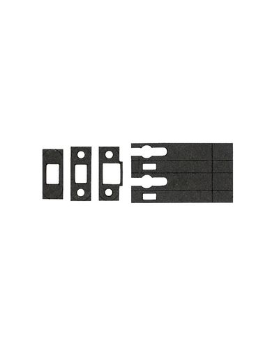 2mm Universal Tubular Latch Intumescent to suit 4'' and 5'' Tubular Latches